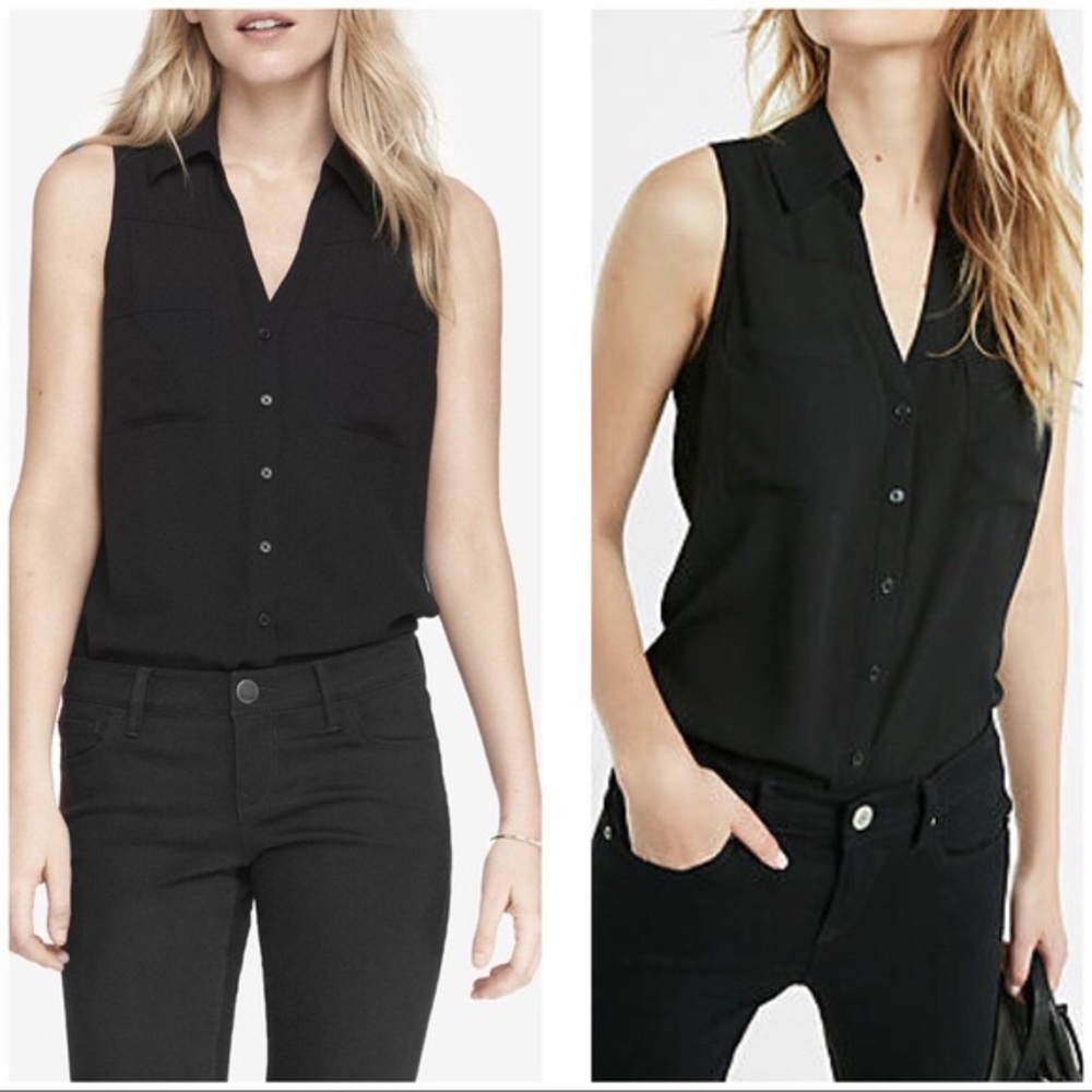 Express Sleeveless Portofino Blouse